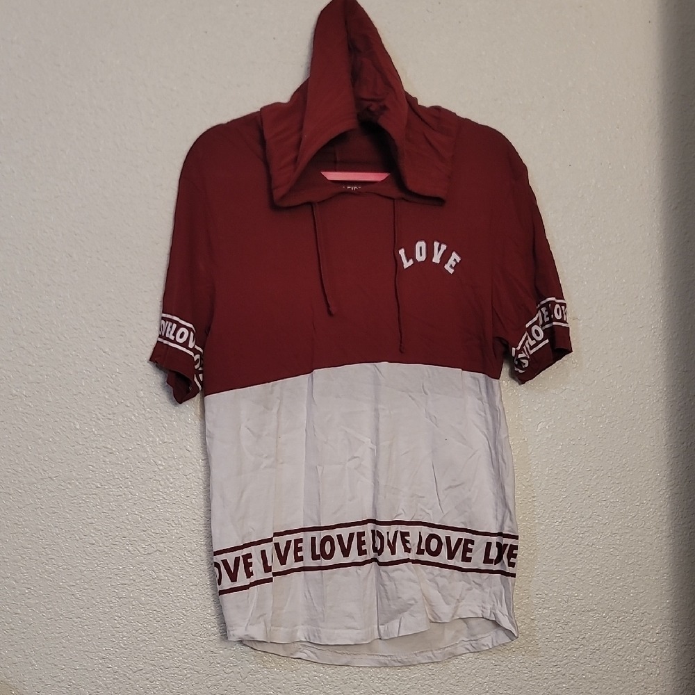 On Fire Maroon Cotton Shirt